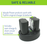 Fujifilm NP-W235 Battery (2-Pack) and Dual Charger by Wasabi Power