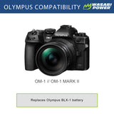 Olympus BLX-1 Battery by Wasabi Power