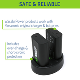 Panasonic DMW-BLJ31 Battery (2-Pack) and Dual Charger by Wasabi Power