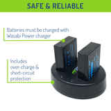 Canon LP-E17 Battery (2-Pack) and Dual Charger by Wasabi Power