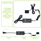 Fujifilm NP-W126, NP-W126S DC Coupler with AC Power Adapter by Wasabi Power