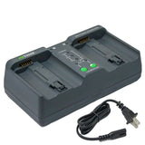 Nikon EN-EL18d Battery (2-Pack) and Dual Charger by Wasabi Power