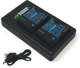 Sigma BP-51 Battery (2-Pack) and Dual Charger by Wasabi Power