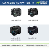 Panasonic DMW-BLF19 Battery (2-Pack) and Dual Charger by Wasabi Power