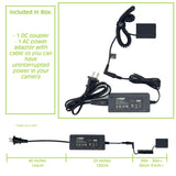 Sony NP-FZ100 DC Coupler with AC Power Adapter by Wasabi Power