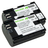 Canon LP-E6P Battery (2-Pack) by Wasabi Power