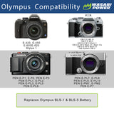 Olympus BLS-1, BLS-5, BLS-50, PS-BLS5 Battery by Wasabi Power