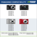 Panasonic DMW-BCG10 Battery by Wasabi Power