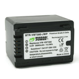 Panasonic VW-VBT380 Battery by Wasabi Power