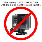 GoPro HERO2, GoPro Original HD HERO (2010 model) Battery by Wasabi Power