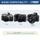 Nikon EN-EL25, EN-EL25a Battery by Wasabi Power