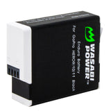 GoPro Enduro Battery (2-Pack) for HERO12, HERO11, HERO10, HERO9 and Triple USB Charger by Wasabi Power