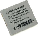 Panasonic CGA-S004, DMW-BCB7 Battery (2-Pack) and Charger by Wasabi Power