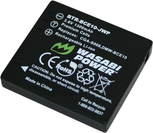 Panasonic CGA-S008, DMW-BCE10, VW-VBJ10 Battery by Wasabi Power