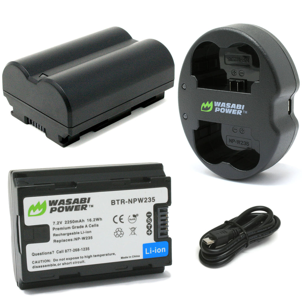 New USB Dual NP-W235 Battery Charger FOR Fujifilm X-T5 X-T4 XT4